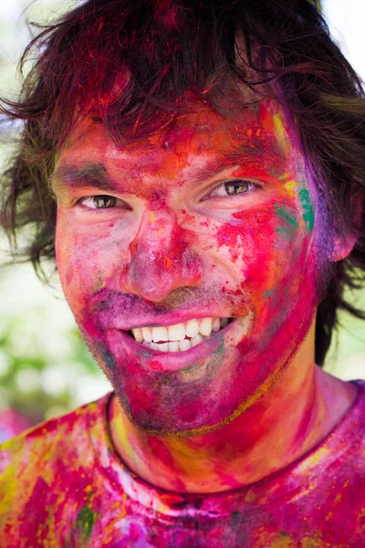 Festival Holi, Delhi, India. — Stock Photo, Image