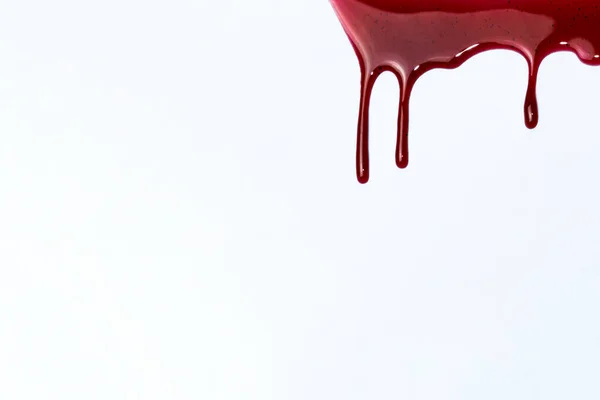 血の塊だ 血が流れてる 血のパターンだ 血液の概念はデザインに使用することができます 血中の汚れやほこり — ストック写真