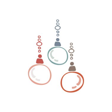 Boho kış tatili unsurları el çizimi tarzında. Noel vektör dekorasyonu. İskandinav Noel baskısı. İçinde retro renkli Noel oyuncakları var. Tebrik kartları, posterler, davetiyeler ve bebek baskısı tasarımı