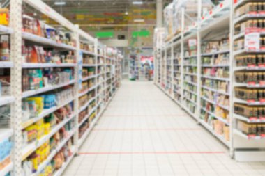 Süpermarketlerin alım satım katları bulanık.