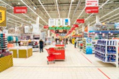 Süpermarketlerin alım satım katları bulanık.