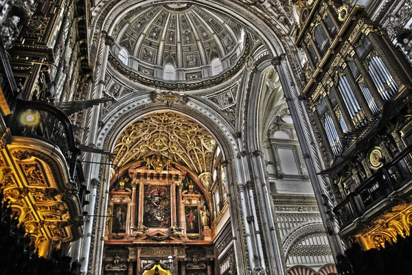 Dentro da Catedral de Córdoba — Fotografia de Stock