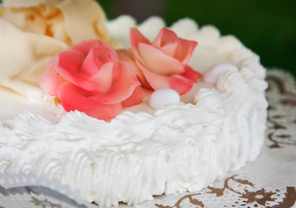 Detail svatební dort. — Stock fotografie