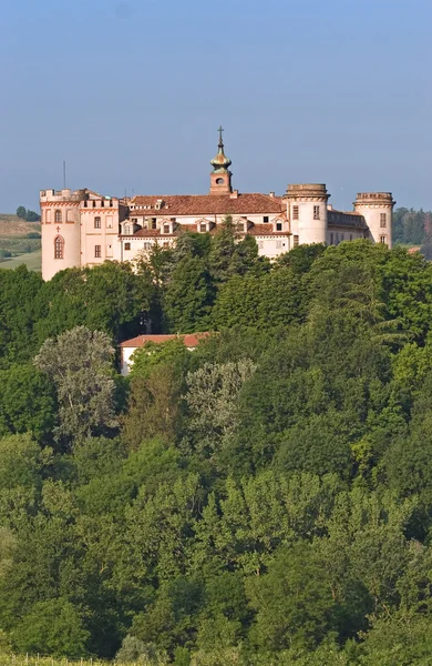 Costigliole d 'Asti (Piemonte, Italia): linna . — kuvapankkivalokuva