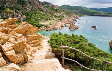 Sardunya, İtalya. Costa paradiso.