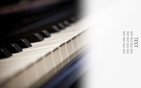 Close up de piano — Fotografia de Stock