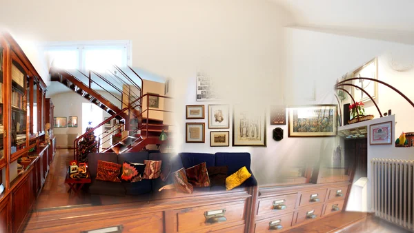 Collage de interiores del hogar . — Foto de Stock