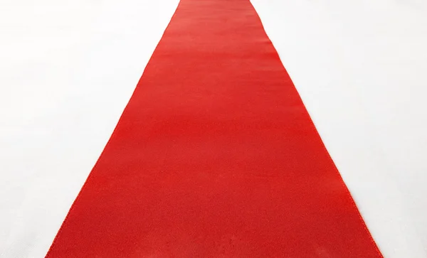 Rood tapijt — Stockfoto