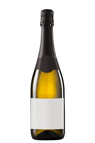 Garrafa de vinho branco espumante — Fotografia de Stock