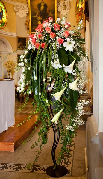 Church flowers — Stock Photo, Image