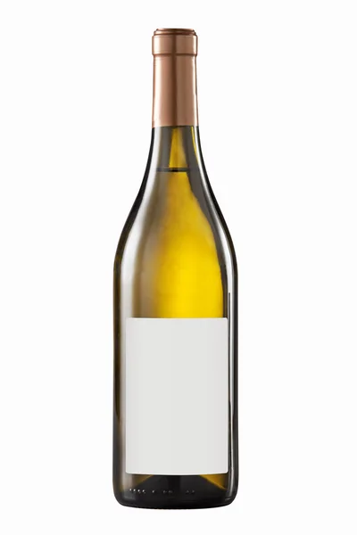 Bouteille de vin blanc — Photo