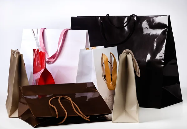 Varias bolsas de compras . — Foto de Stock