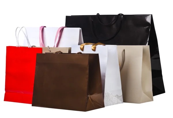 Vários sacos de compras . — Fotografia de Stock