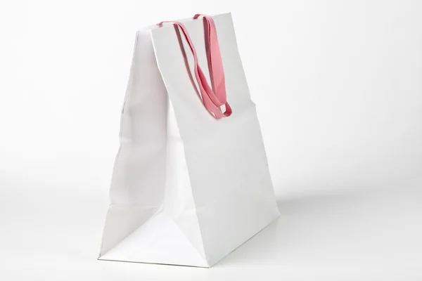 Blanco Bolsa de compras . — Foto de Stock