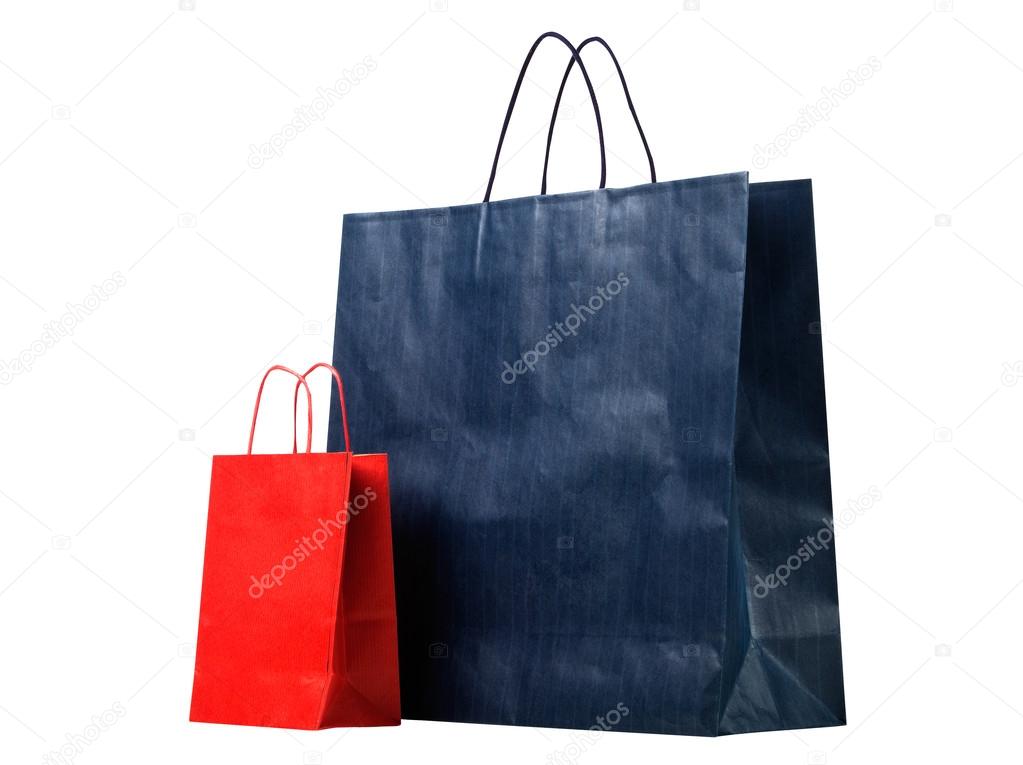 Two shopping bags.