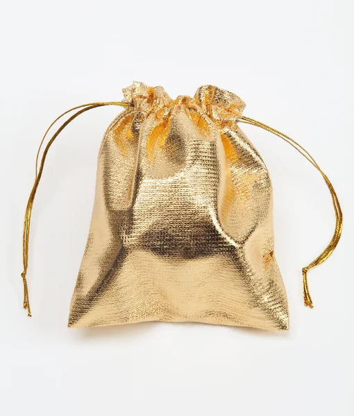 Golden bag — Stock Photo, Image