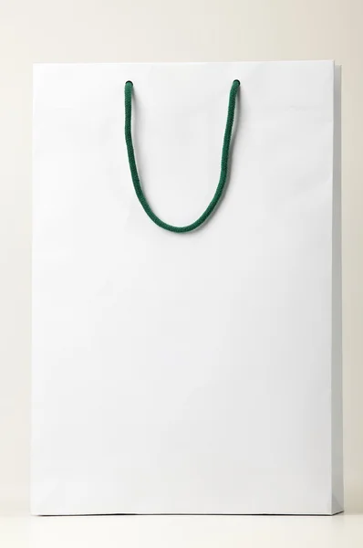 Blanco Bolsa de compras . — Foto de Stock