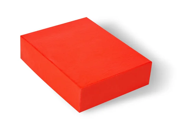 Red box on white Stock Image