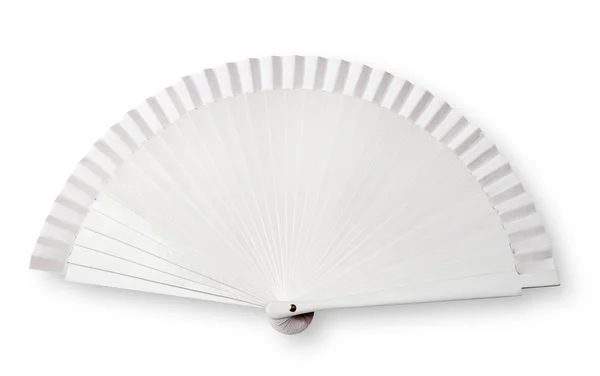 Белый вентилятор — стоковое фото