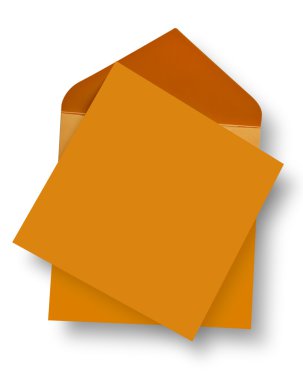 Altın kartı ve zarf.