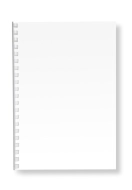 Kağıt spiral defter.