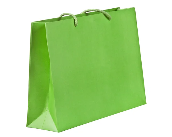 Grüne Einkaufstasche. — Stockfoto