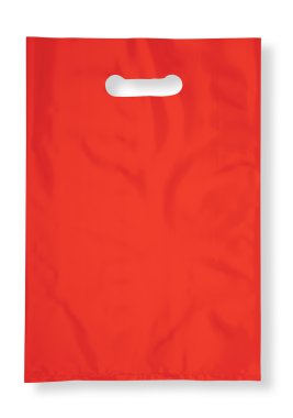 Beyaz plastik torba