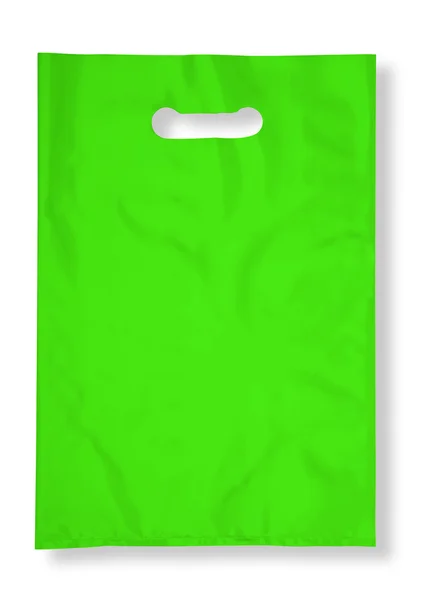 Plastic zak op wit — Stockfoto