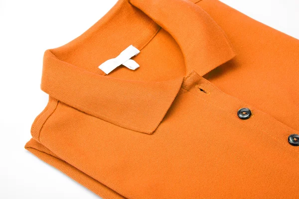 Oranje polo shirt — Stockfoto