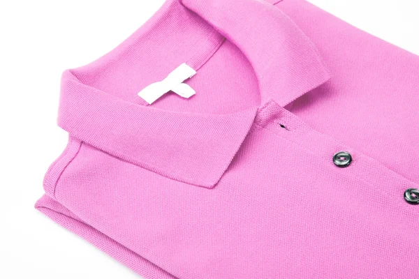 Roze poloshirt — Stockfoto