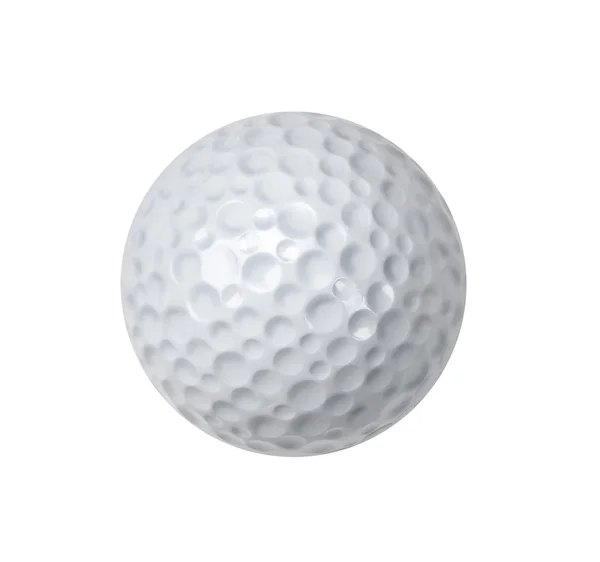 Palla da golf su bianco — Foto Stock