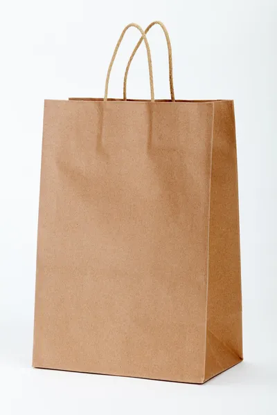 Brown shopping bag. — Stock Photo, Image