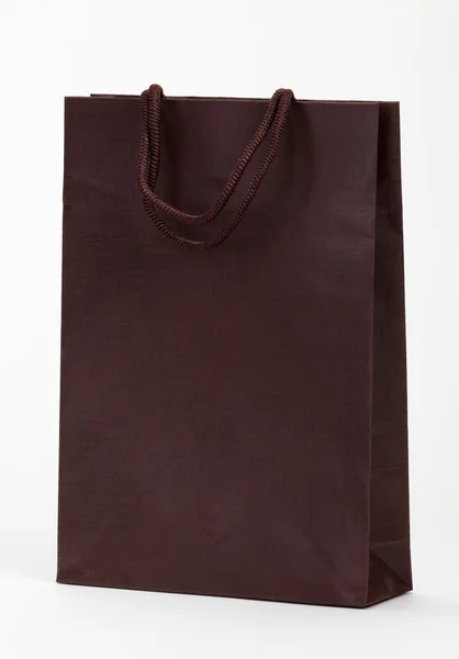 棕色购物袋. — 图库照片