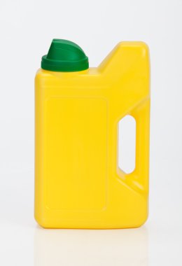 Beyaz plastik şişe
