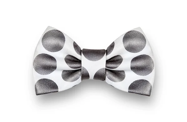 White and black bow tie — Stock Photo, Image