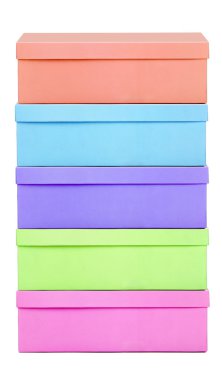 Ayakkabı kutuları yığını