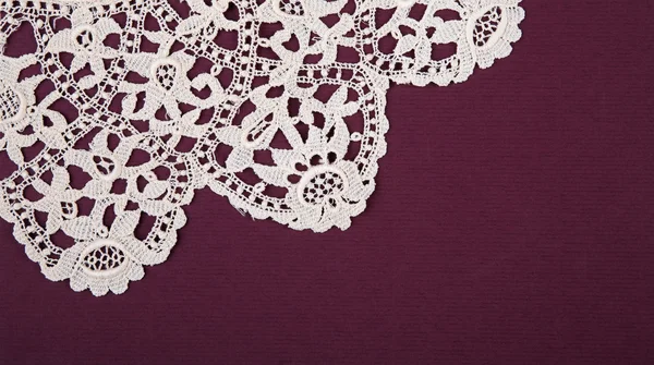Paper with lacy border — Stock Photo, Image