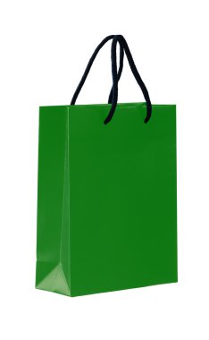 Yeşil alışveriş çantası.