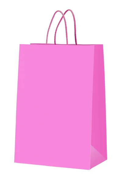 Рожевий покупки сумка . — стокове фото