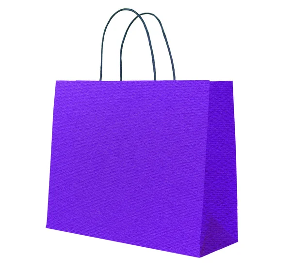 Βιολετί τσάντα για ψώνια. — Φωτογραφία Αρχείου