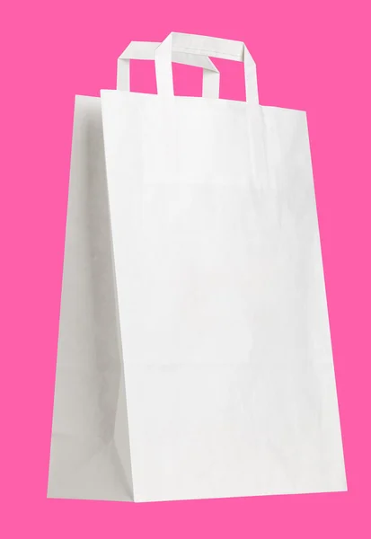 White shopping bag. — Stock Photo, Image