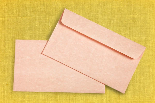 Close-up of an envelope and card. — Stock Photo, Image