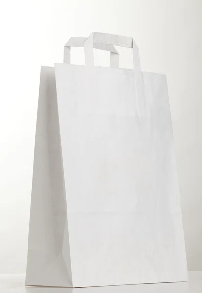 White shopping bag. — Stock Photo, Image