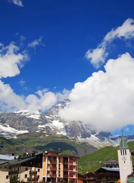Cervinia, Valle d'Aosta, Italia — Foto Stock
