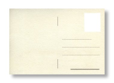 kartpostal boş damga