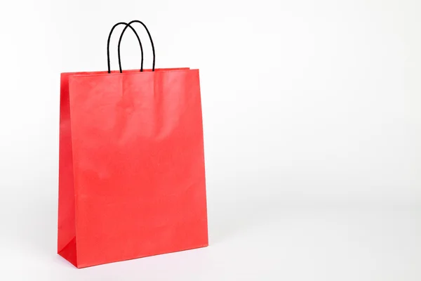 Bolsa de compras vermelha . — Fotografia de Stock