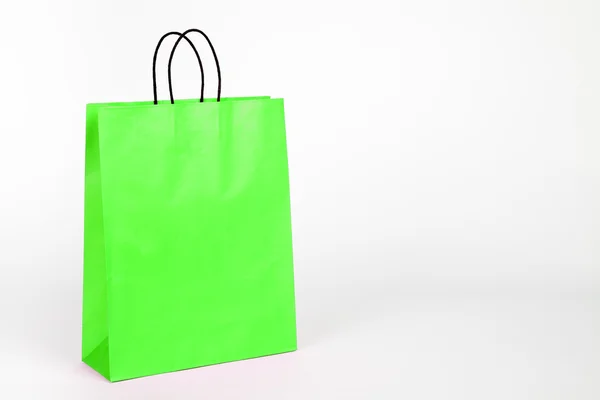 Green shopping bag. — Stock Photo, Image