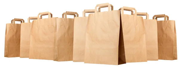 Gruppo di shopping bag in carta — Foto Stock