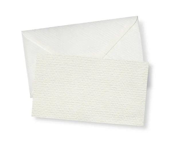 空白の名刺・封筒. — ストック写真