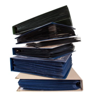 yığın kitap veya cataloques